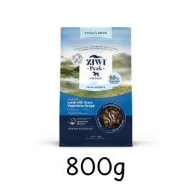 ZiwiPeak 微蒸風乾草飼羊肉+綠色蔬菜狗糧 800g